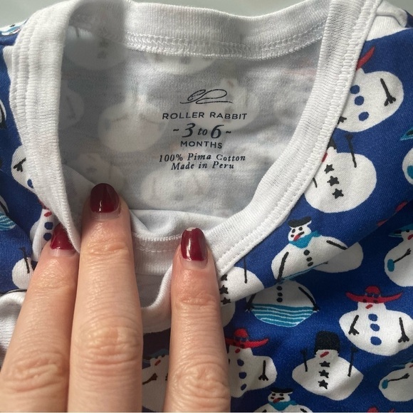 Roller Rabbit Infant Snowman Set 3-6 Months - Picture 4 of 5